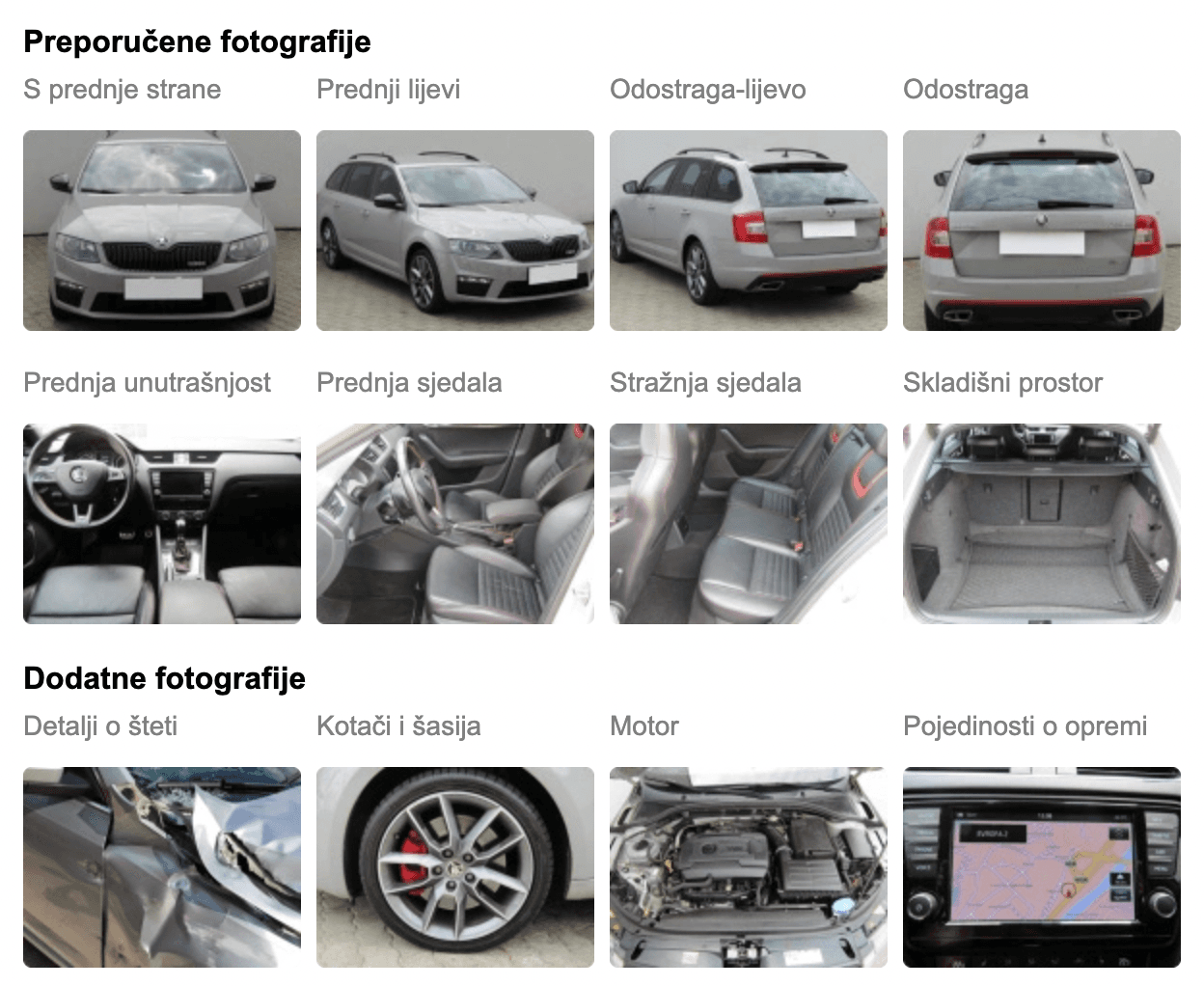 Primjer dobro fotografiranog automobila